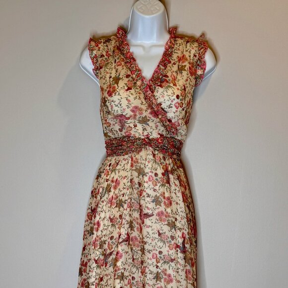 Rabbit, Rabbit, Rabbit Floral Sleeveless Dress Women's size 12 - Picture 2 of 15